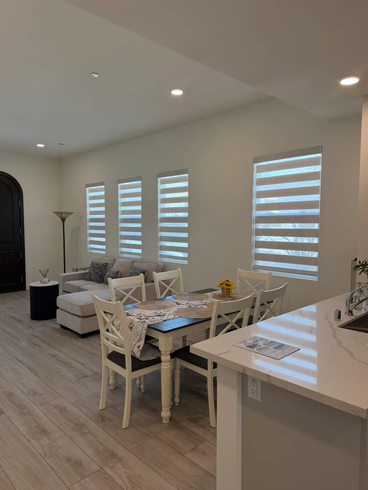Zebra shade window treatment